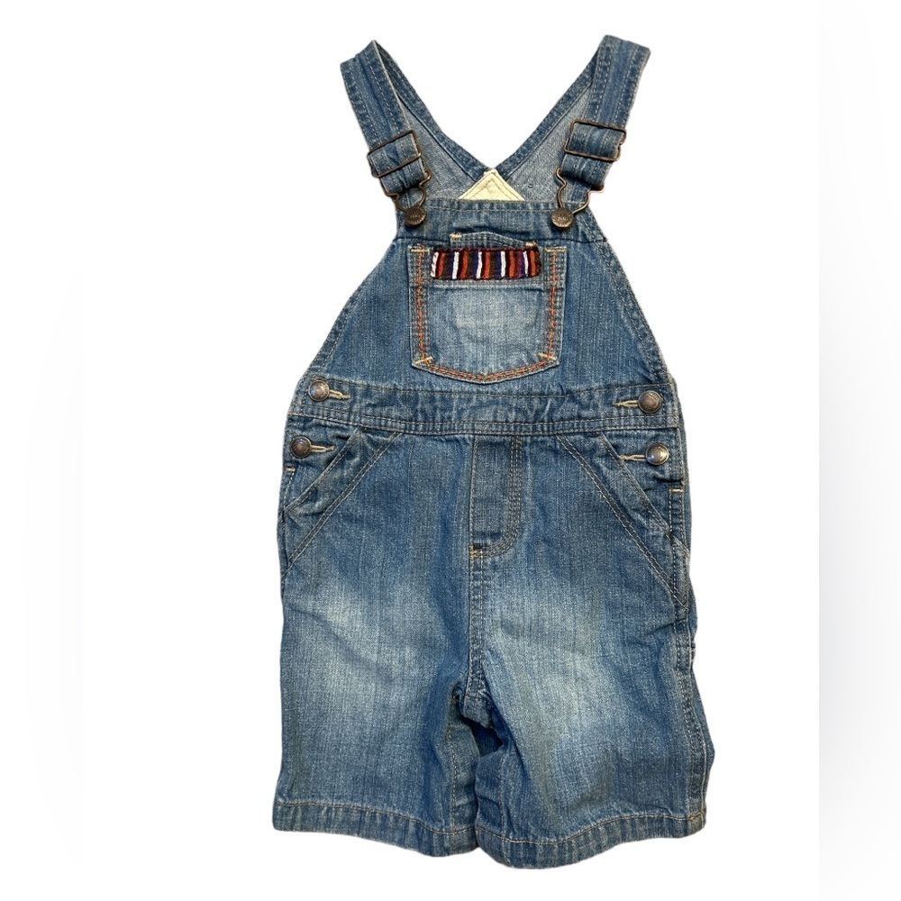 Oshkosh Genuine Kids Overalls Size 18 Months Boho Embroidered and Decorated